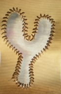 Drawing--Colored pencil-AbstractTHE FIRST LETTER