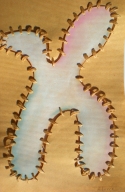Drawing--Colored pencil-AbstractWINTER NIGHT