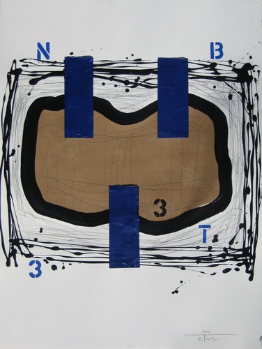 Mixed Media-3 BARRES BLAVES