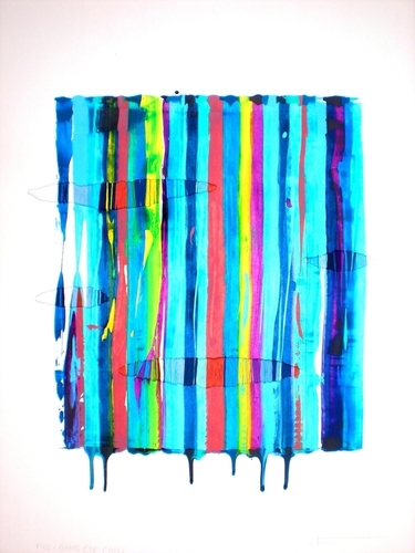 Painting-Abstract-FILS I COLORS CIV (104) Threads and colors 104