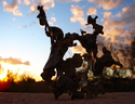 Sculpture--Bronze-AbstractBRONZE SCULPTURE