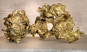 Sculpture--BronzeBronze & Travertine 