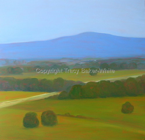 Painting-Landscape-Passing Through Fields