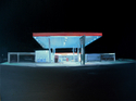 Olivia Rodriguez - Painting gas station,pump,hump,nonplace,non-place,non,place,night,moody,sad - Painting