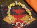 Yellow Glass and Pewter Bracelet Yellow%20Glass%20and%20Pewter%20Bracelet (thumbnail)