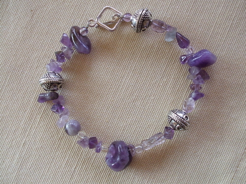Amethyst%20and%20Pewter%20Bracelet (large view)