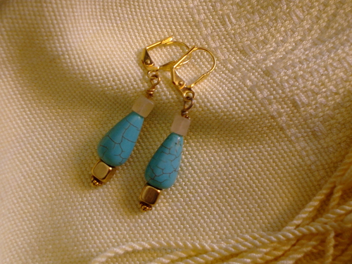 Turquoise%20and%20Brass%20Earrings (large view)
