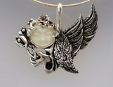 Terri Reinke - Flying Angel Silver Necklace