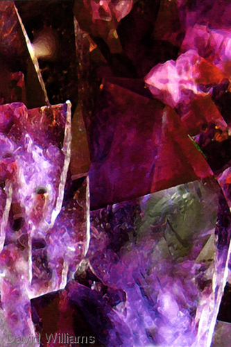 Photography-Digital-Amethyst Crystal Plate 2
