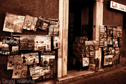 Photography-Digital-Sicilian News Stand