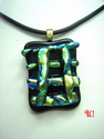 'Abstractions' Collection--Corded Dichroic Glass Pendant %27Abstractions%27%20Collection--Corded%20Dichroic%20Glass%20Pendant%20 (thumbnail)