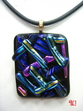 'Abstractions' Collection--Corded Dichroic Glass Pendant %27Abstractions%27%20Collection--Corded%20Dichroic%20Glass%20Pendant (thumbnail)