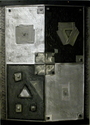 Abstract Structure: Silver Dark Aura