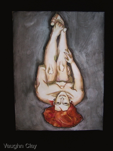 Painting-Watercolor-Funny Girl