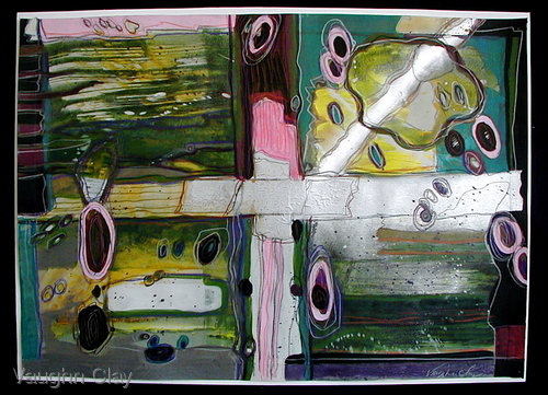 Painting-Acrylic-Silver River Series: #4
