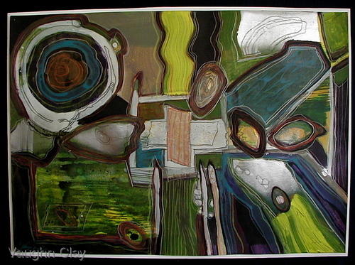 Painting-Acrylic-Silver River Series: #2