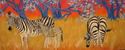 Painting-A dazzle of Zebra II