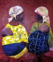 Painting--Oil-PortraitYoung Mothers