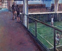 oil painting, mccormack, tennis, interior - Figurative Painting