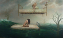 Vincent cacciotti,surrealism, painting oil - Surrealism Painting