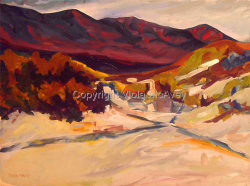 Painting-Plein Air-January in Jerome