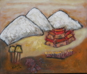 Mountain Village in Autumn