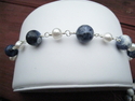 Demin and Pearls 7 inch
