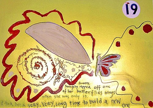 Mixed Media-Representational-Butterfly
