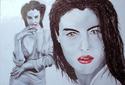 Monica Bellucci en face et corpus fronta