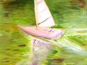 Painting--Oil-FigurativeToy Boat