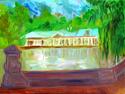 Painting--Oil-CityscapeBoathouse