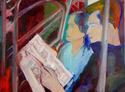 Painting--Oil-GenreCommuting