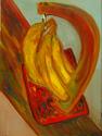 Painting--Oil-Still LifeBananas (Precariously Balanced)