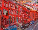 Painting--Oil-CityscapeBerry Street