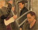 Painting--Oil-Florala few people
