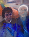 Painting--Oil-Portraitmom and dad