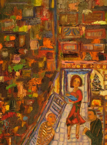 Painting-Fantasy-new york nativity