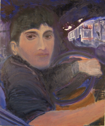 Painting-Portrait-taxi driver #9