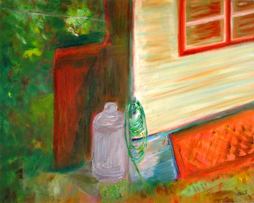 Painting-Behind the Bungalow