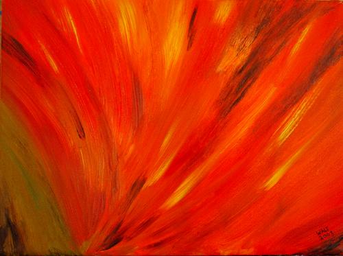 Painting-Color Field-Flare