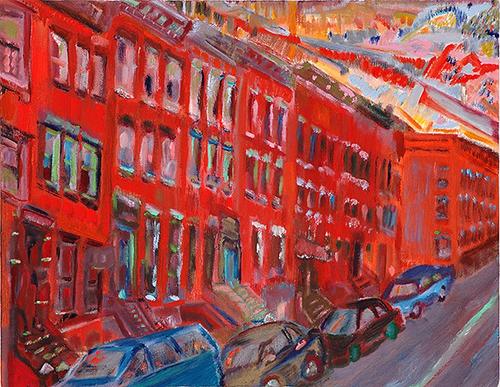 Painting-Cityscape-Berry Street