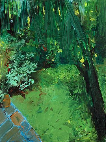 Painting-Backyard- Sag Harbor