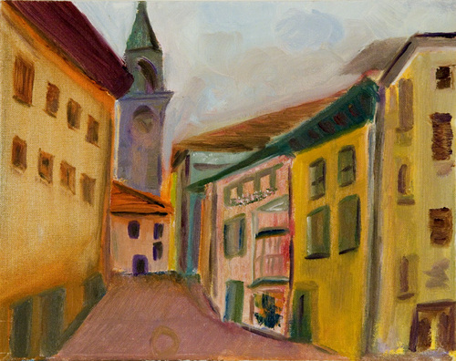 Painting-Cityscape-pinzolo