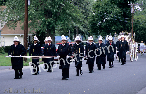 Catskill, NY Firefighters in formal parade uniforms
