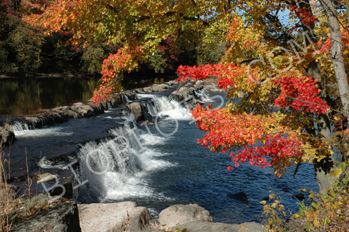 Fall Color at Glenerie Falls, NY