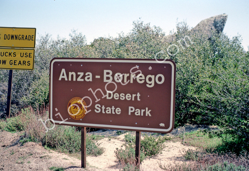Anza-Borrego Dessert State Park Sign