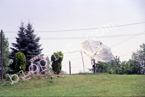 Shrine with Satellite Antenna