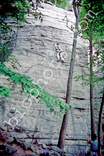 Rock Climber at Mohonk Preserve