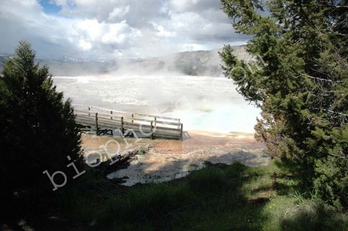 Flowing Hot Water