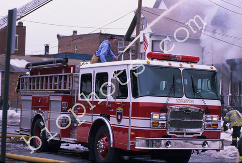 Downs Street Fire Deck Gun Engine 2
